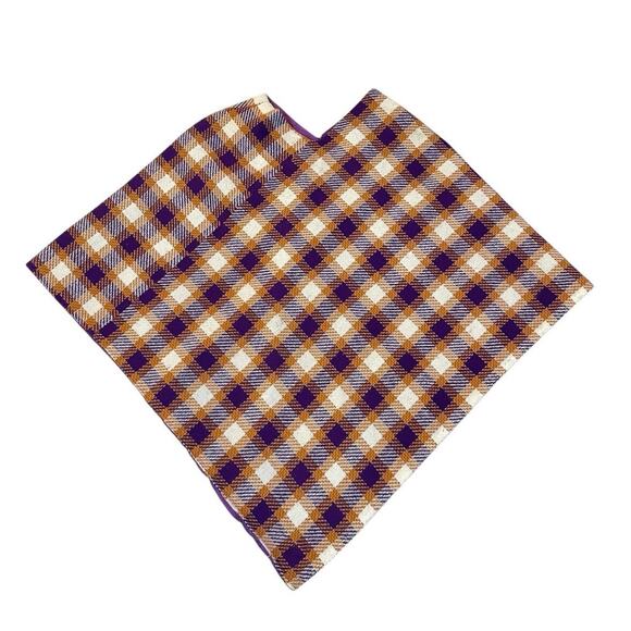 VTG. Scottish Plaid Poncho Cape Wool Tweed Preppy‎ Academia Heritage Minimalist - Picture 6 of 8